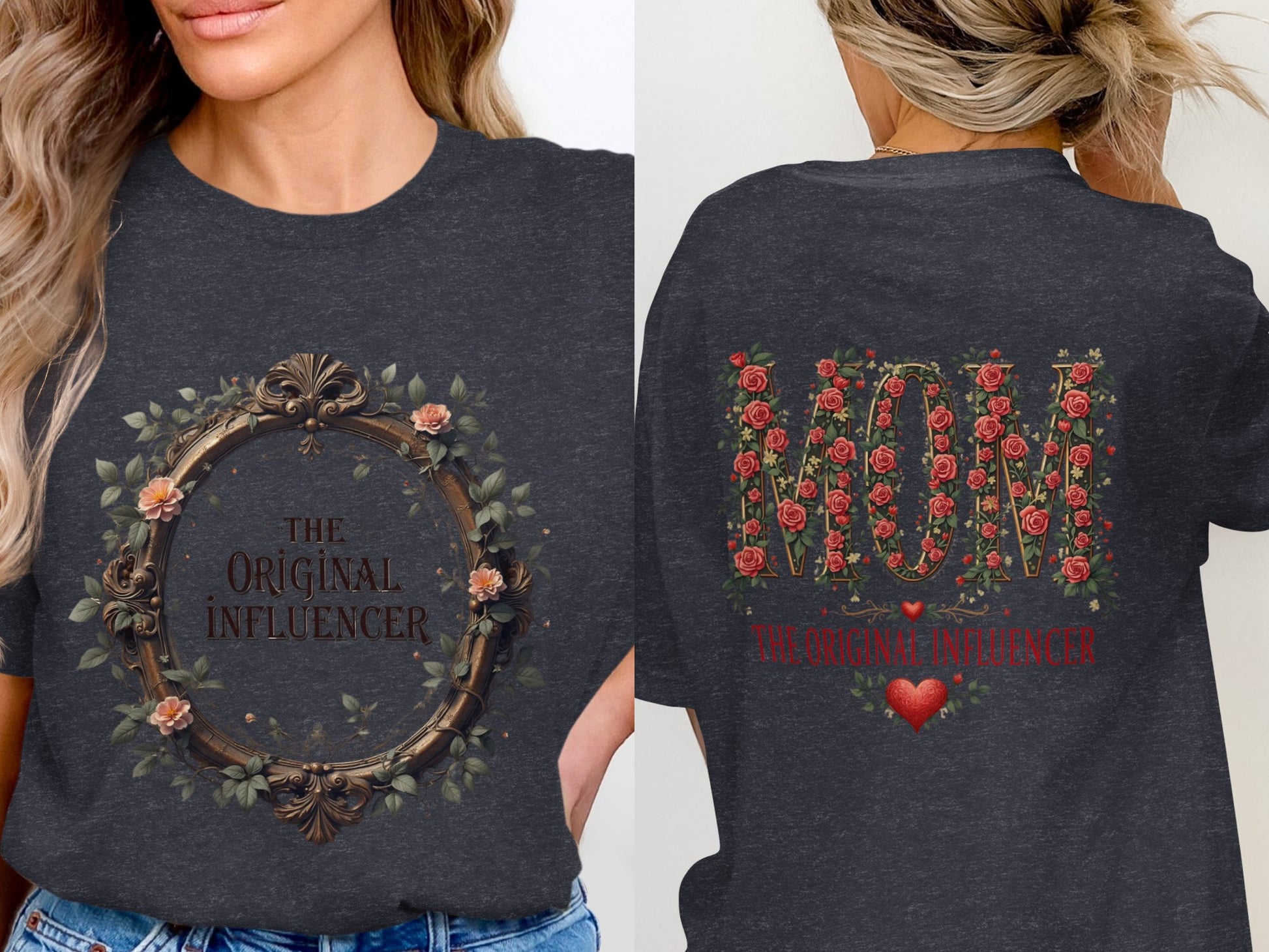 Vintage Floral The Original Influencer T-shirt product