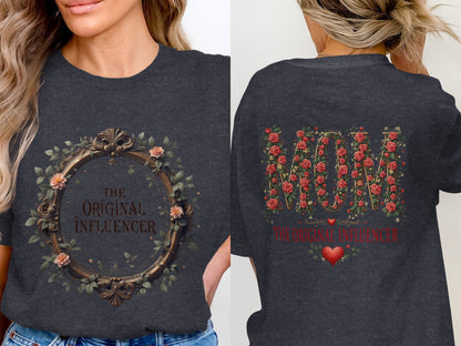 Vintage Floral The Original Influencer T-shirt product