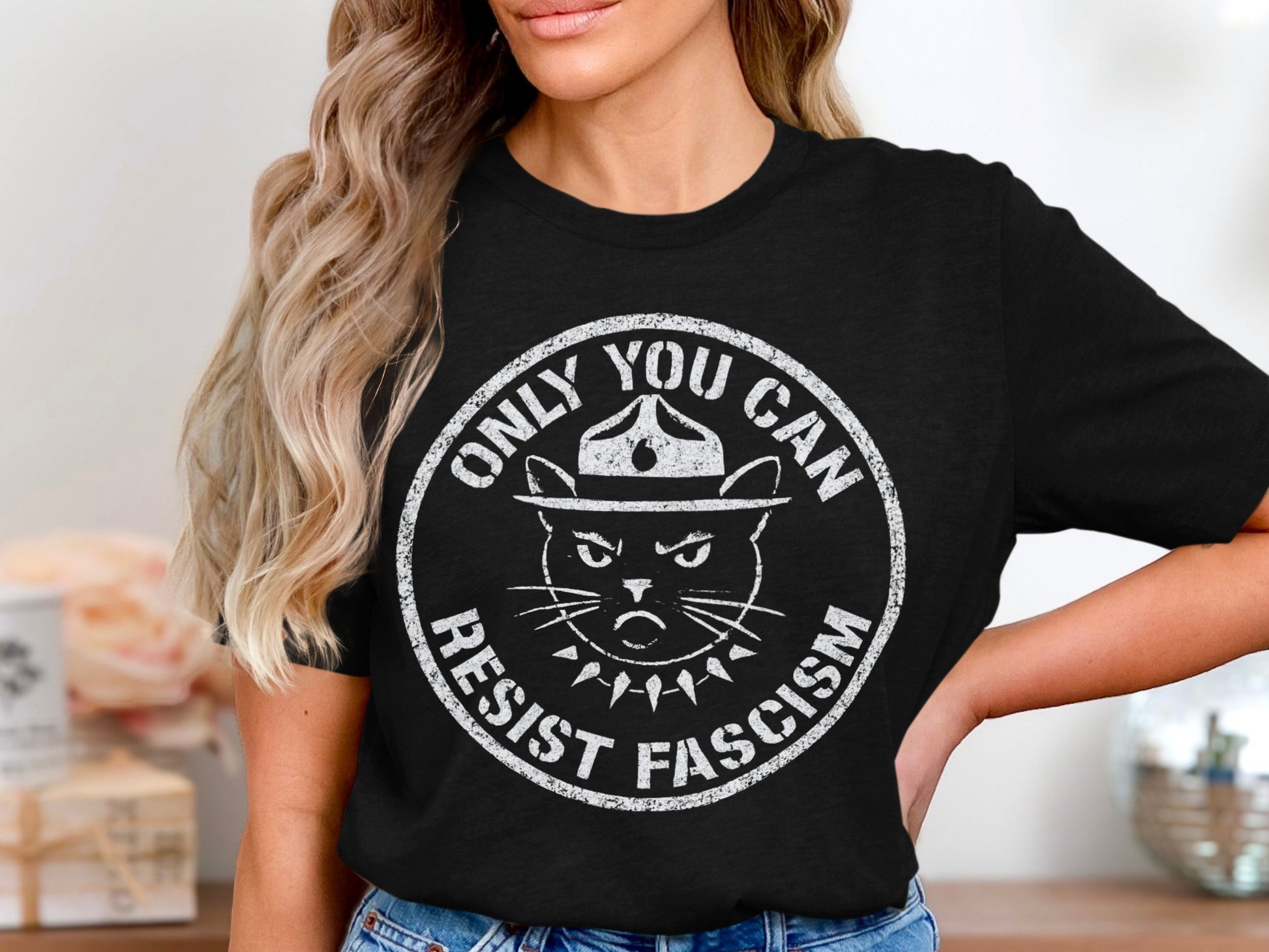 Only You Can Resist Fascism Graphic T-Shirt product type