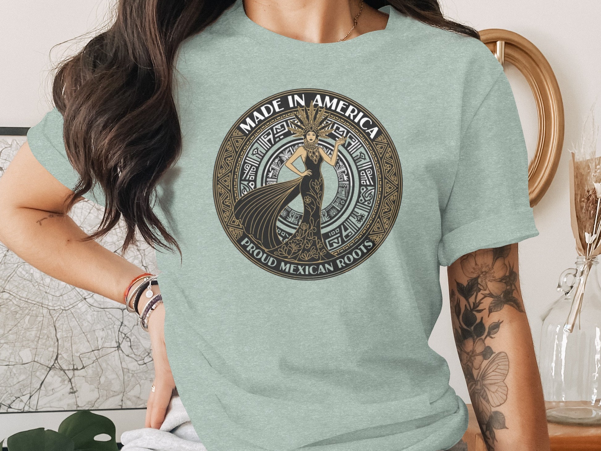 Made In America Proud Mexican Roots T-Shirt product type