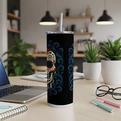 Colorful Skull Design Tall Insulated Tumbler product