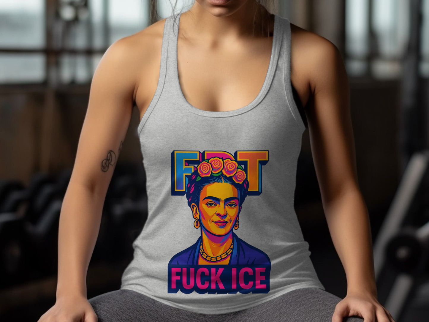Colorful FDT Graphic Women's Tank Top product type