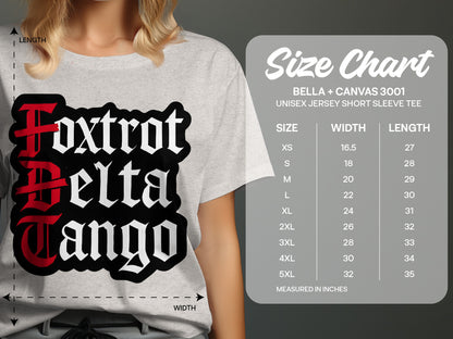 Foxtrot Delta Tango Unisex Jersey Short Sleeve Tee product