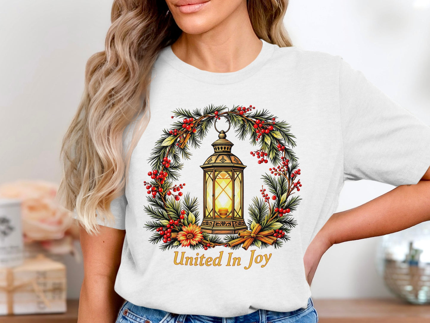 United In Joy Festive Lantern Graphic Tee
