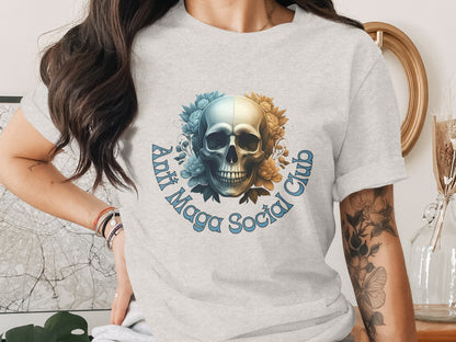 Anti Maga Social Club Skull Design Shirt product