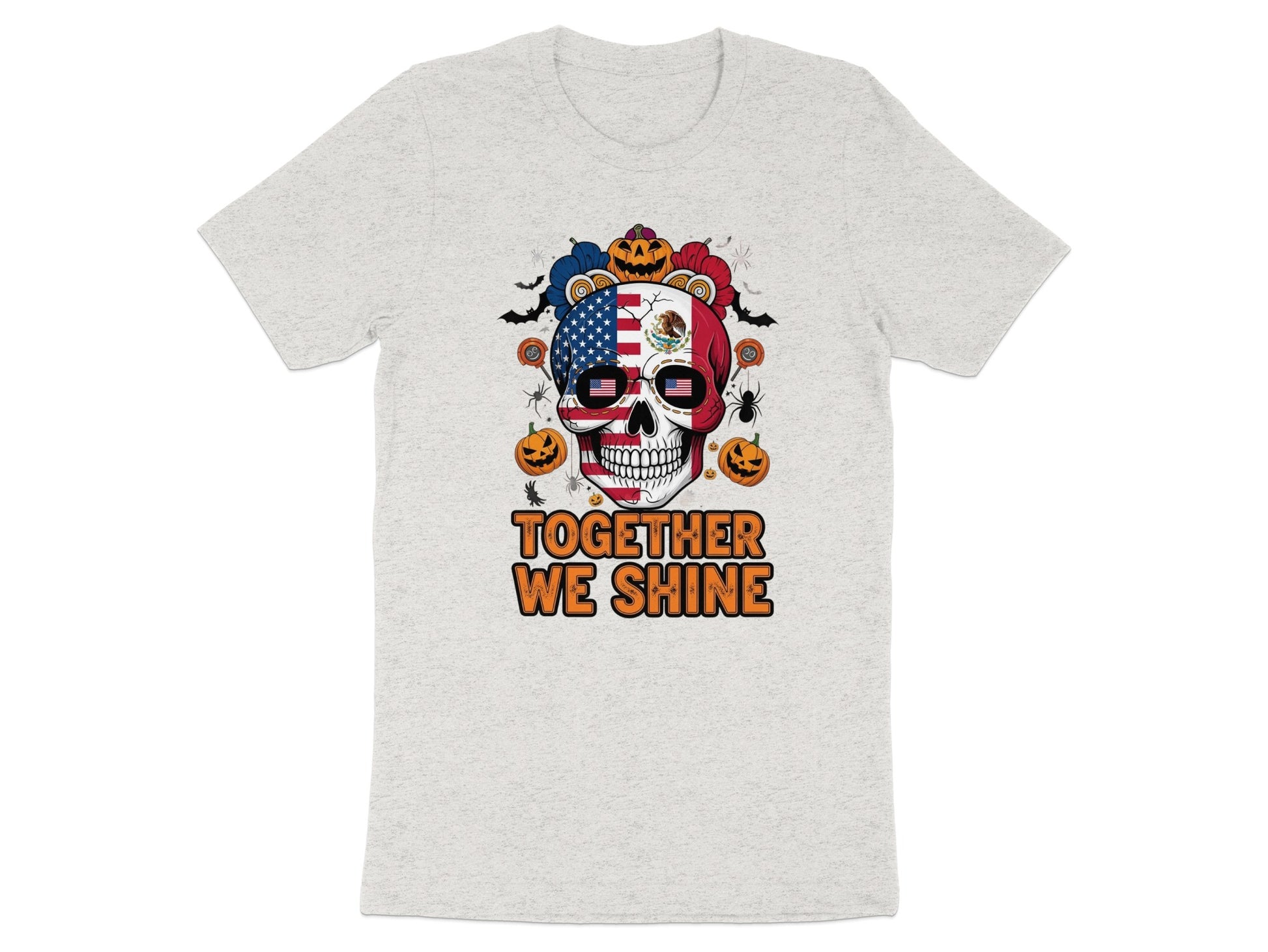 Together We Shine Funny Skull Graphic Shirt product