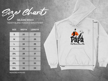 Papa Best Father Ever Heavy Blend Hooded Sweatshirt product