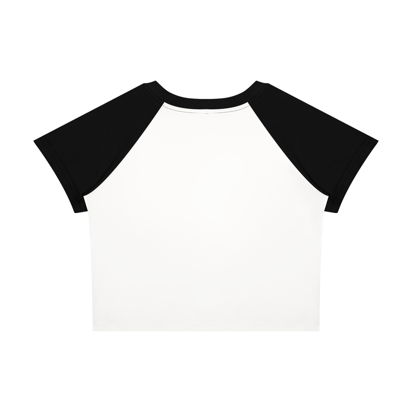 Antifa Funny Crop Tee Women’s Raglan Color Block Baby T-Shirt