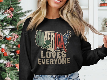 America Loves Everyone Graphic Sweatshirt product type