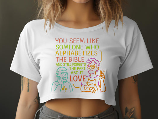 Funny Shirt About Bible Alphabetizing Product