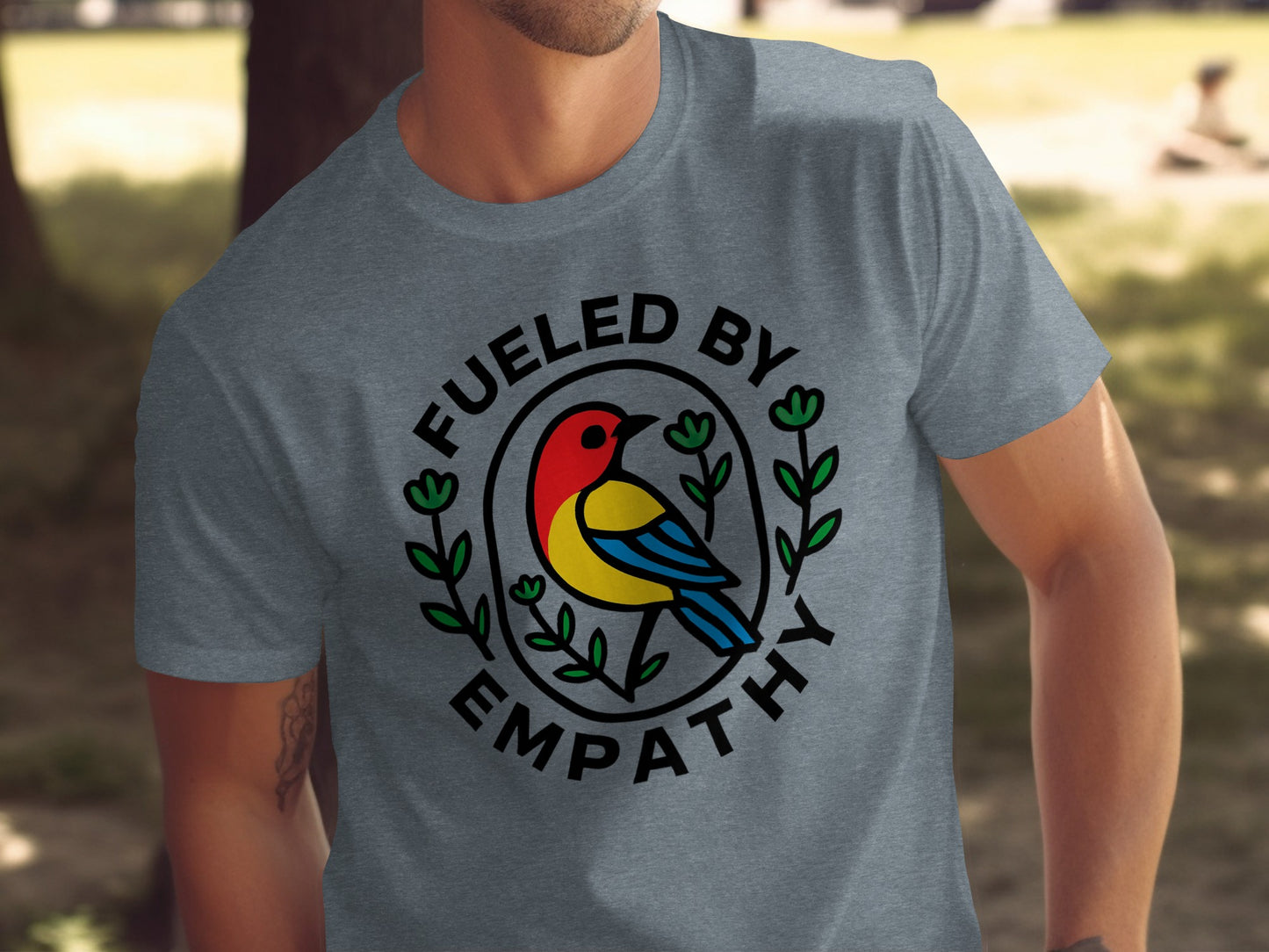 Fueled by Empathy Bird Graphic Short Sleeve Product