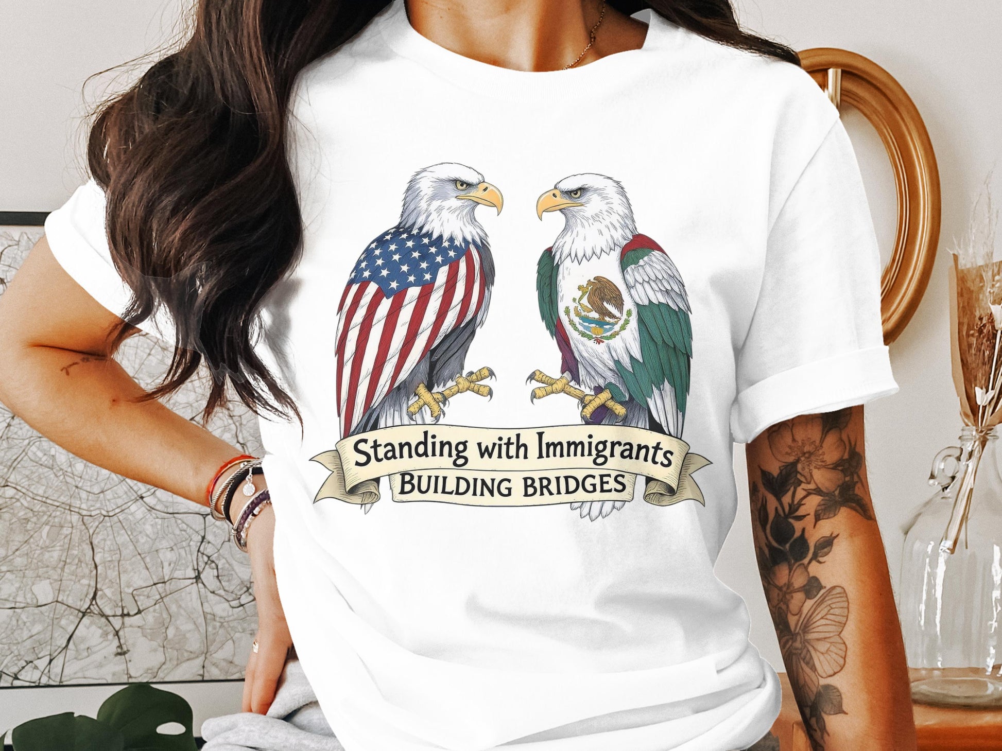 Standing with Immigrants Building Bridges T-shirt product type