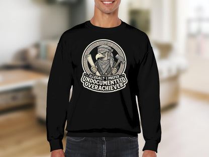 Undocumented Overachiever Statement Long Sleeve product type