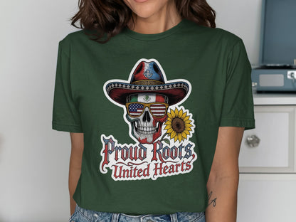 Proud Roots United Hearts Skull T-Shirt product type