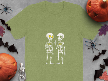 Funny Skeletons Halloween T-shirt with Unique Design product type