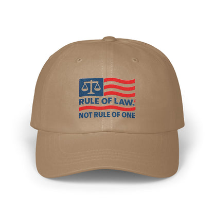 Rule of Law Not Rule of One Cap product