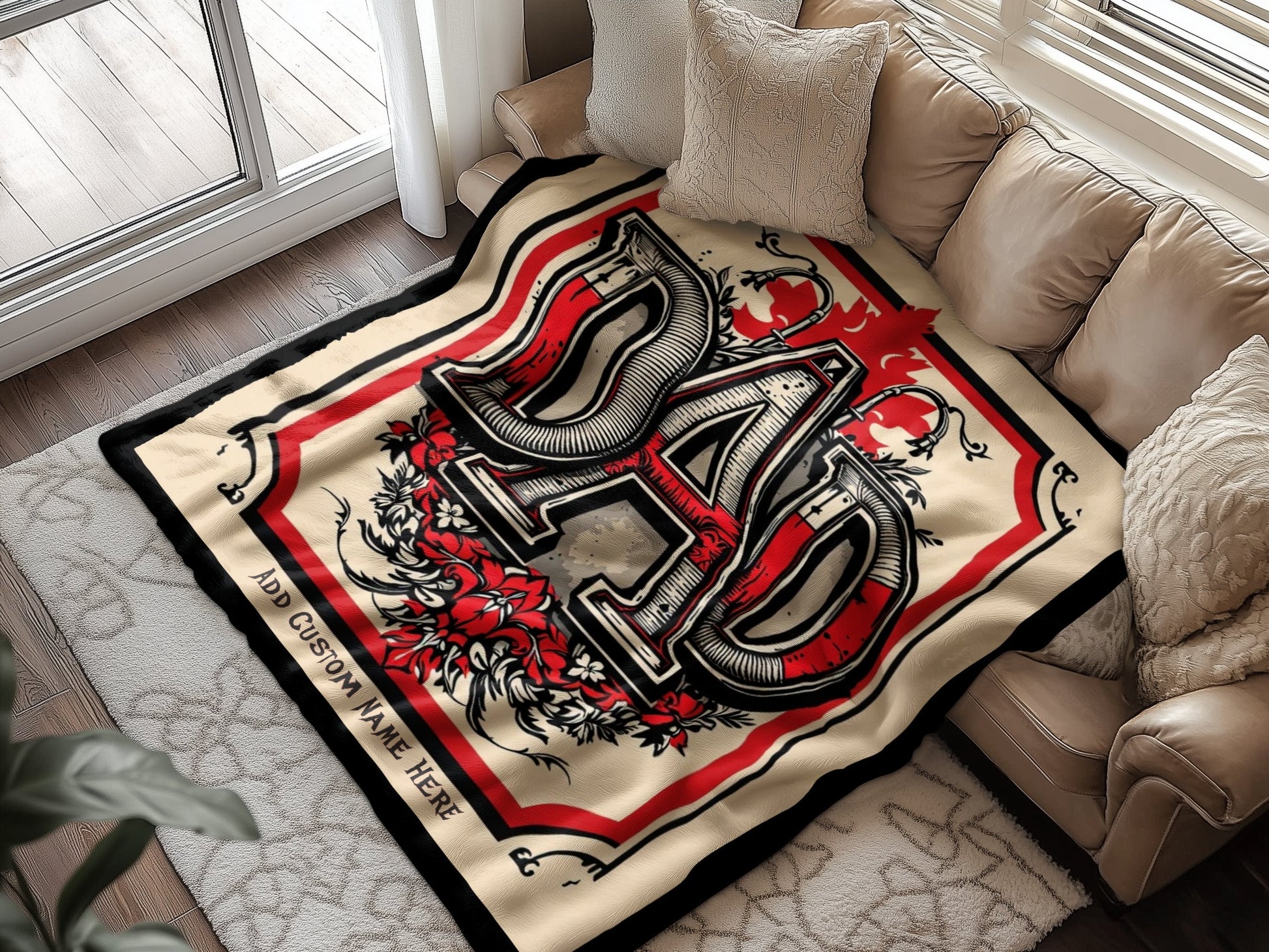 Personalized Dad Typography Design Blanket product