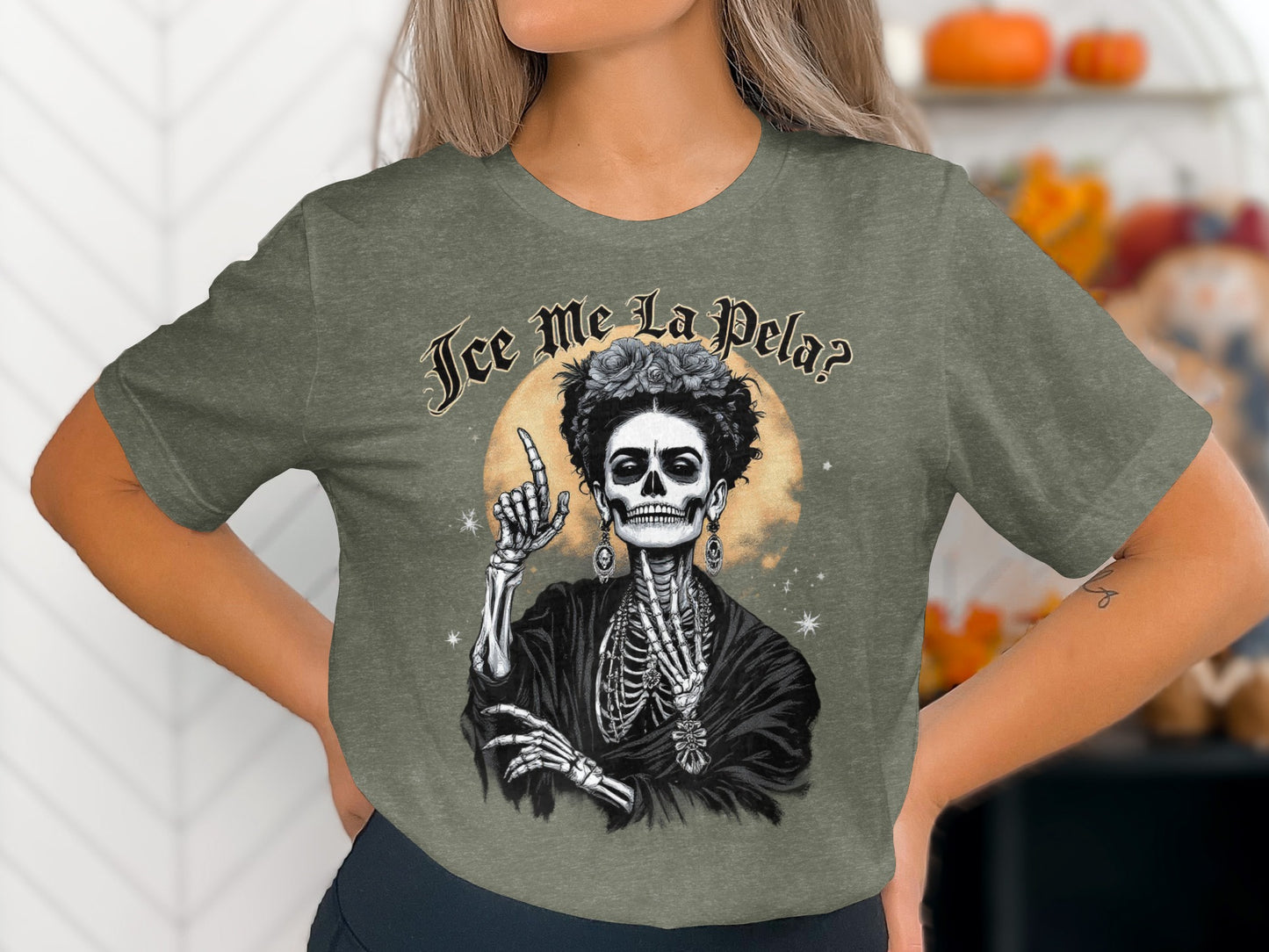 Ice Me La Pela Skeleton Halloween T-shirt product