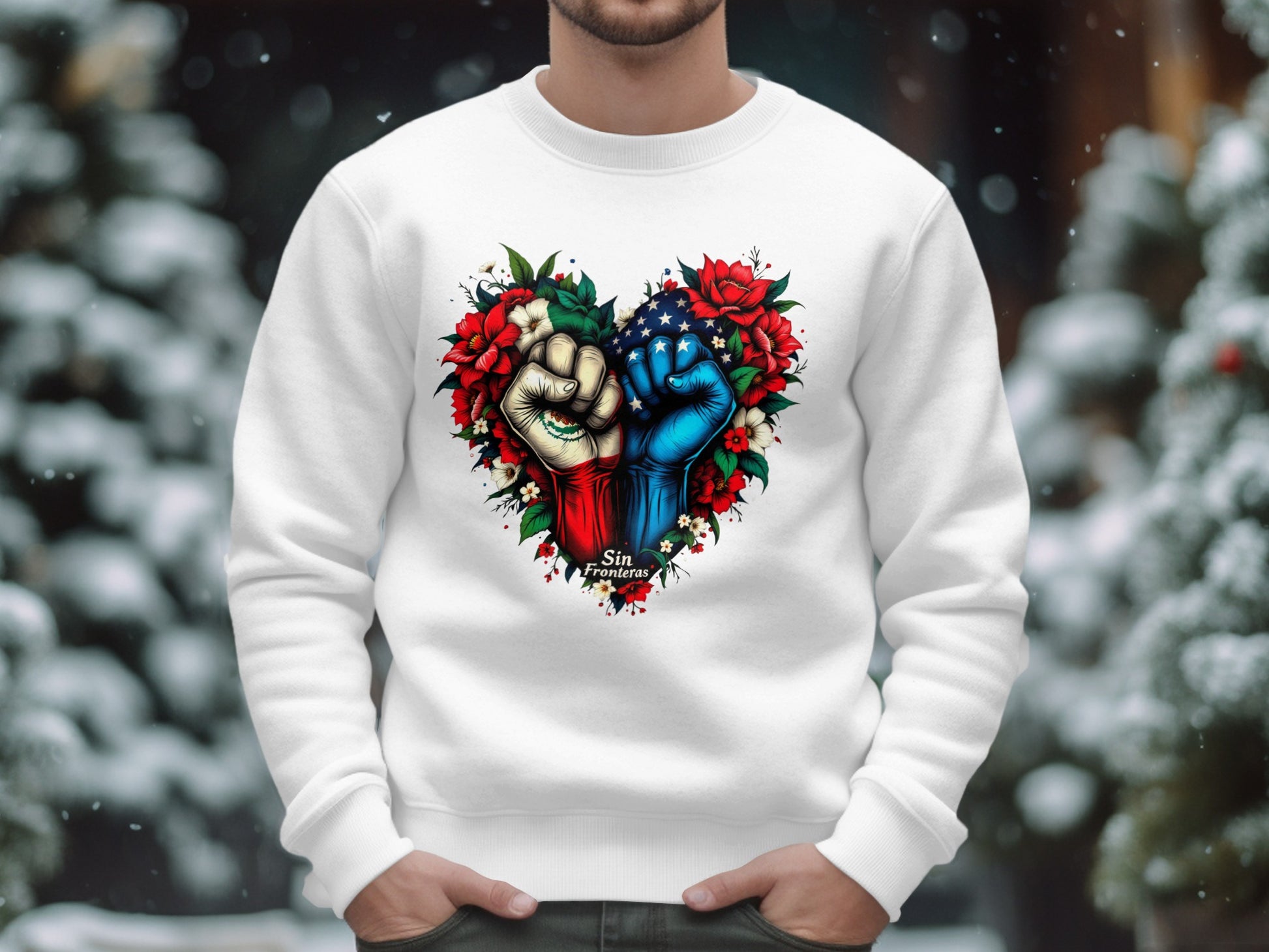 Unity and Freedom Artwork Heart Sweatshirt product