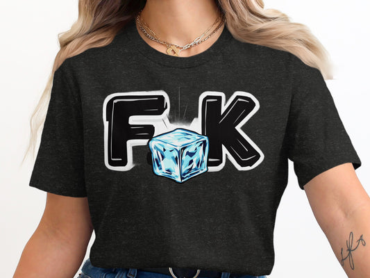 Stylish Graphic Ice Cube Theme T-shirt product type