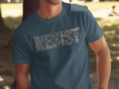 Resist Graphic Design T-Shirt Product