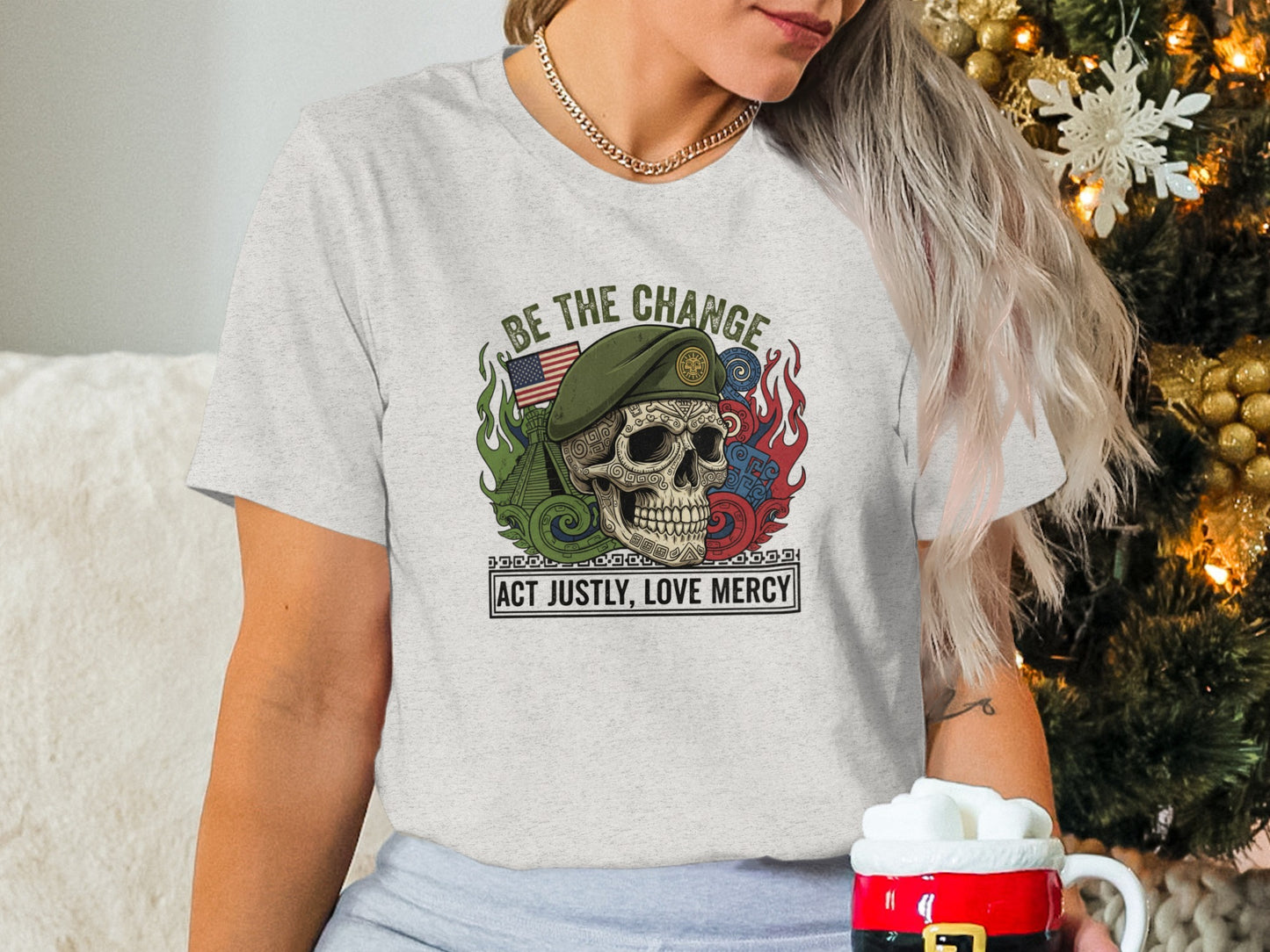 Be the Change Act Justly Love Mercy T-shirt