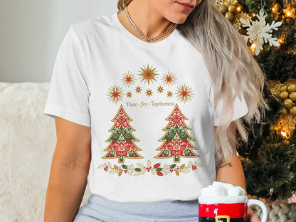 Peace Joy Togetherness Christmas Shirt Product