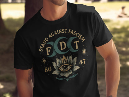 Stand Against Fascism Eye Graphic Design T-shirt product