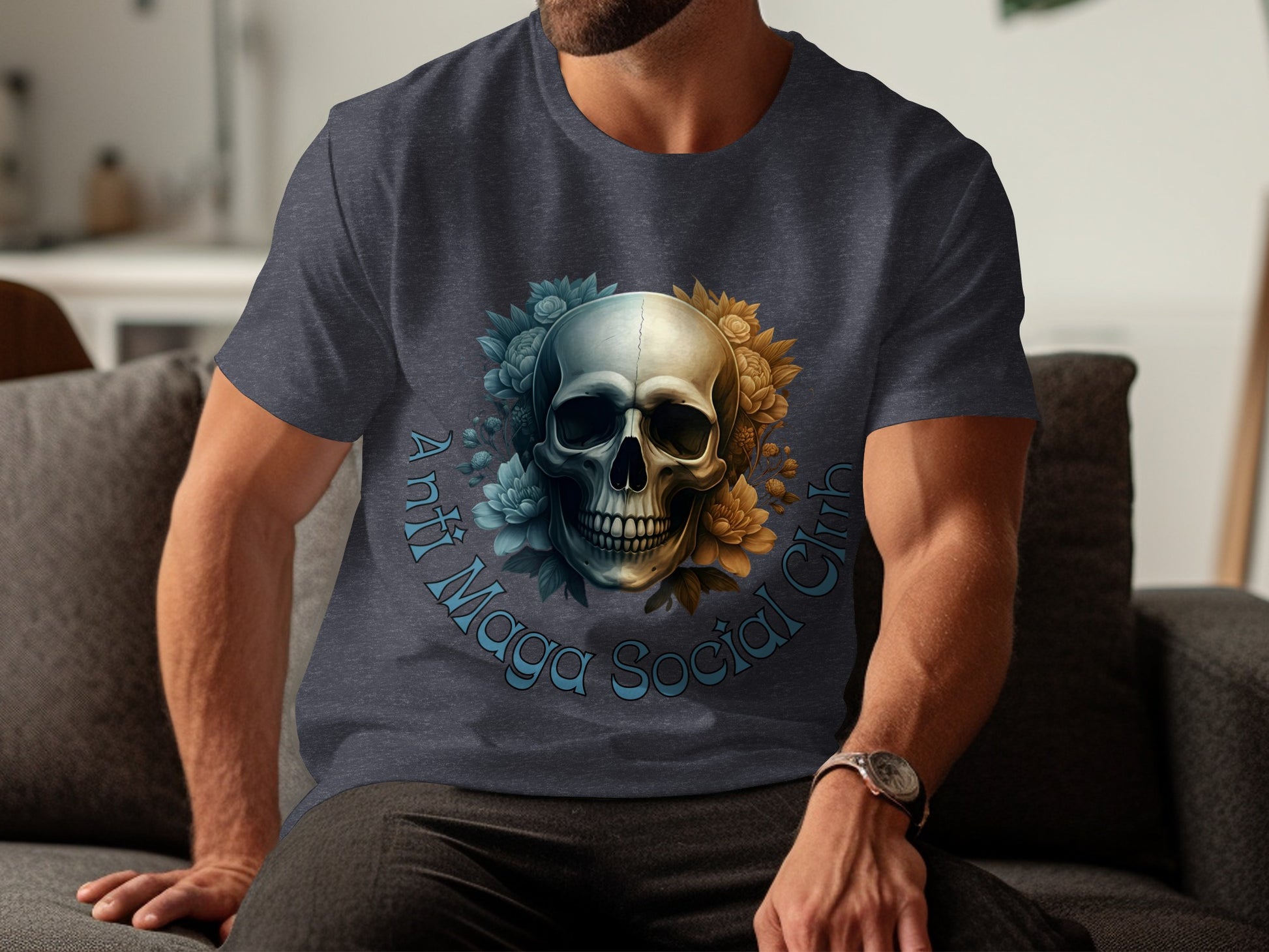 Anti Maga Social Club Skull Graphic Tee product