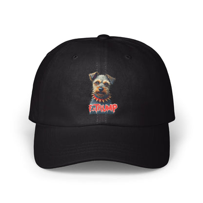 Adorable Dog and Fun Text Design on Black Hat product
