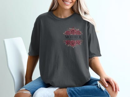 Floral Mother Heart Graphic Tee Shirt product type