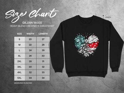Heart Wings Stars Blossoms Graphic Sweatshirt product