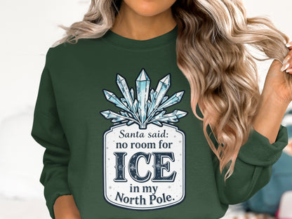 Santa Said No Room for Ice in My North Pole Sweater