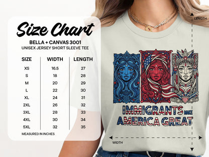 Immigrants Make America Great Graphic T-Shirt