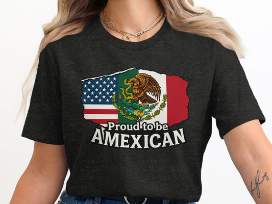 Proud to Be AMexican Graphic Tee Shirt product type