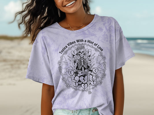 Toxica Vibes with a Hint of Love Graphic T-Shirt