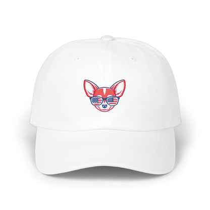 Stylish Fox Design With Sunglasses Embroidered Cap product