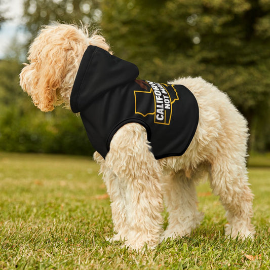 California Not 4 Sale Black Dog Hoodie