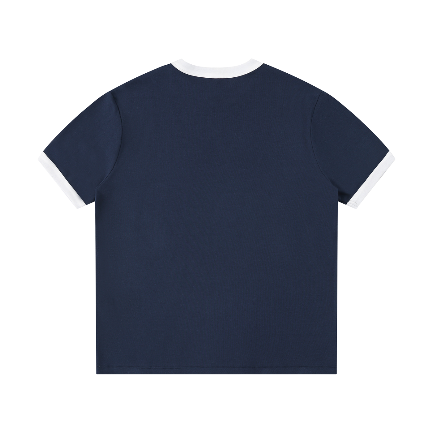 Chinga Tu Maga Contrast Edge Ribbed Crewneck T-Shirt