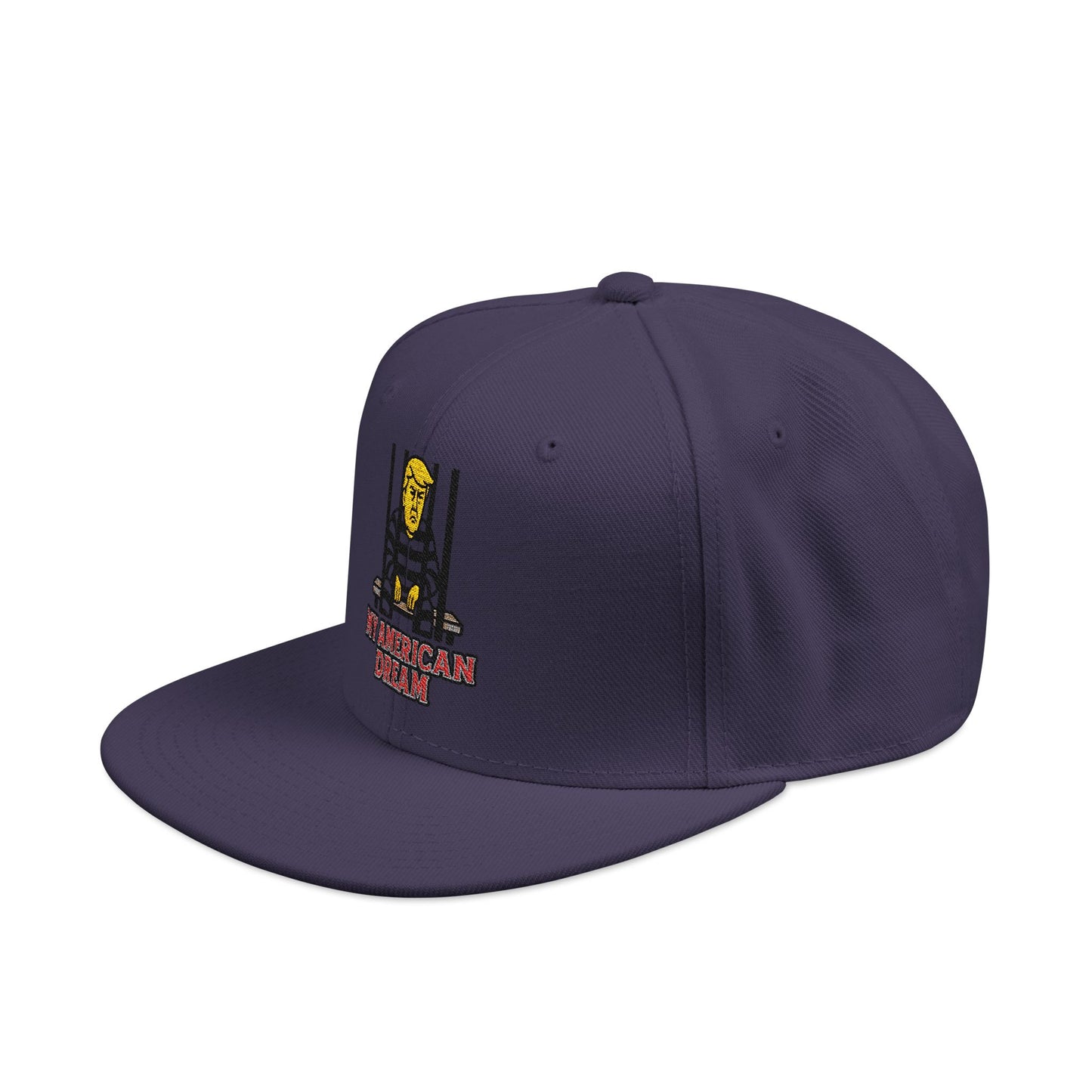 Anti Trump Hat, My American Dream Embroidered Snapback Hat - Stylish Cap for Everyday Wear, Perfect for Casual Outings, Birthdays, Streetwear Fashion, Gift for Him/Her