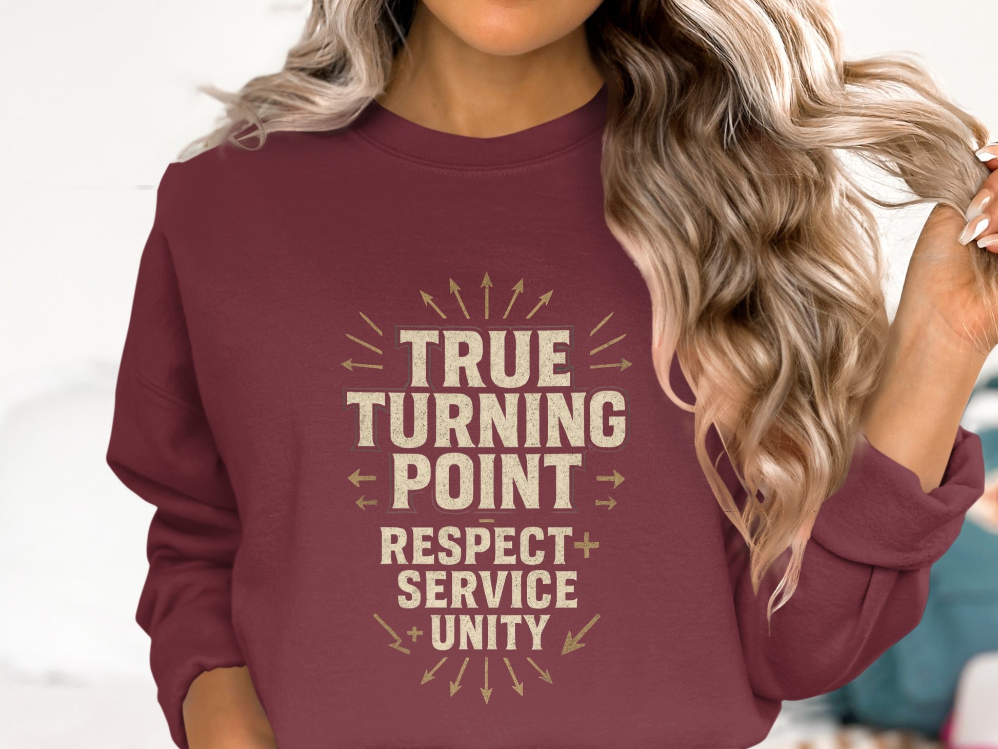True Turning Point Respect Service Unity sweatshirt product type