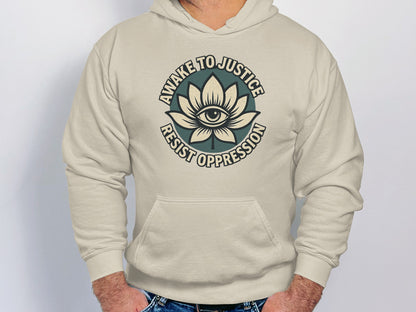 Awake to Justice Resist Oppression Hoodie product