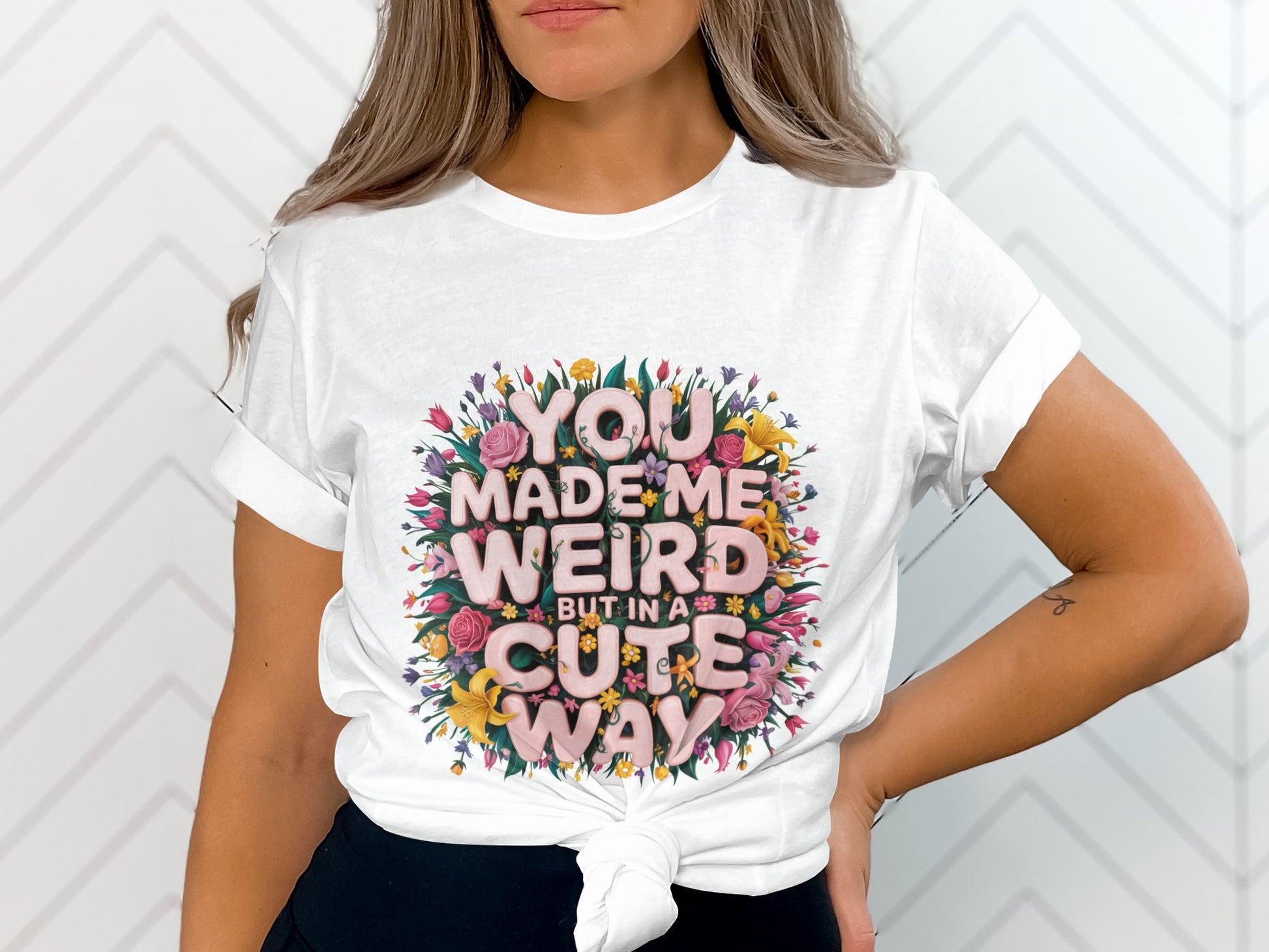 You Made Me Weird But In A Cute Way T-Shirt product