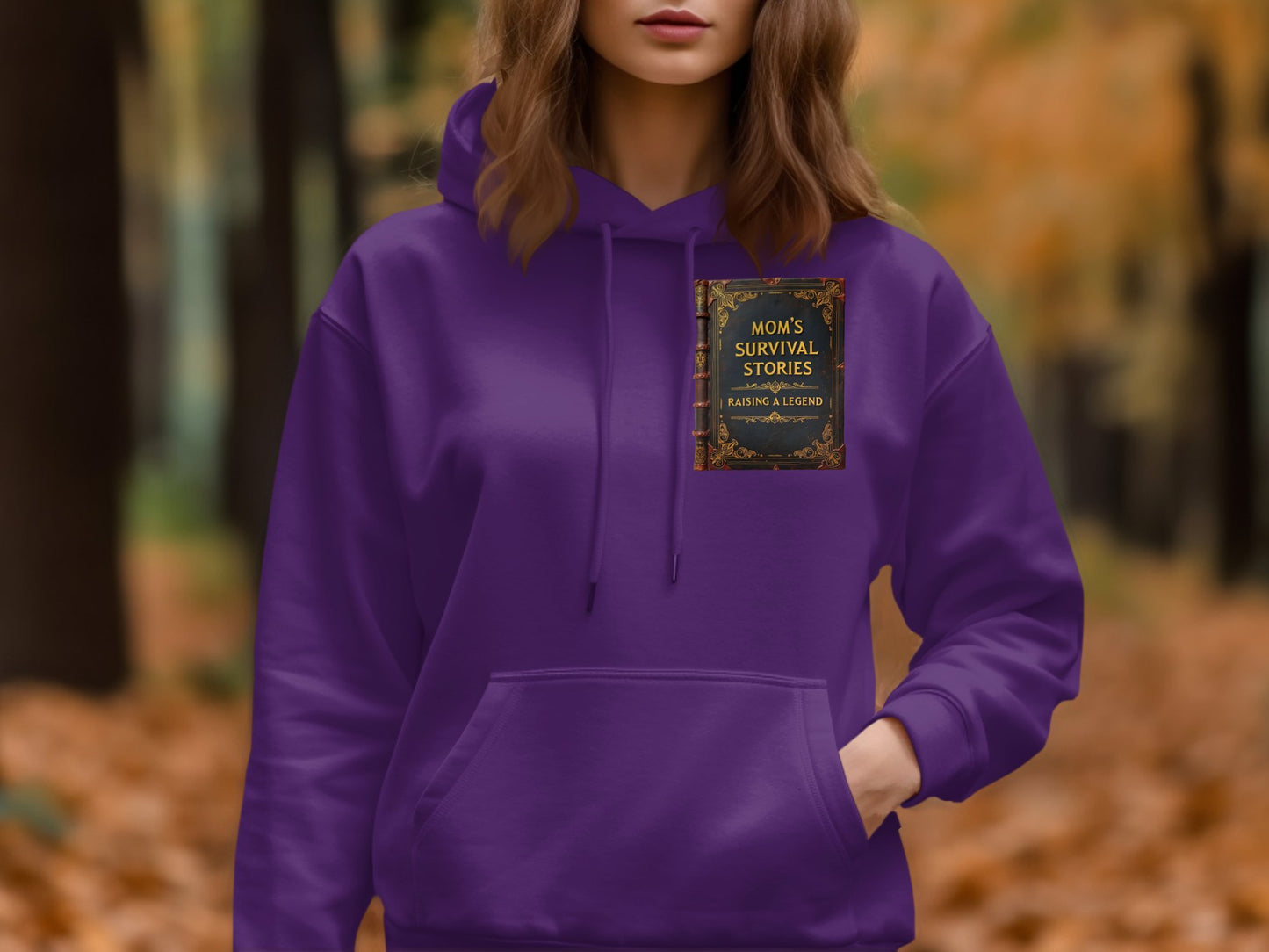 Mom's Survival Stories A Rushing Legend Hoodie product type
