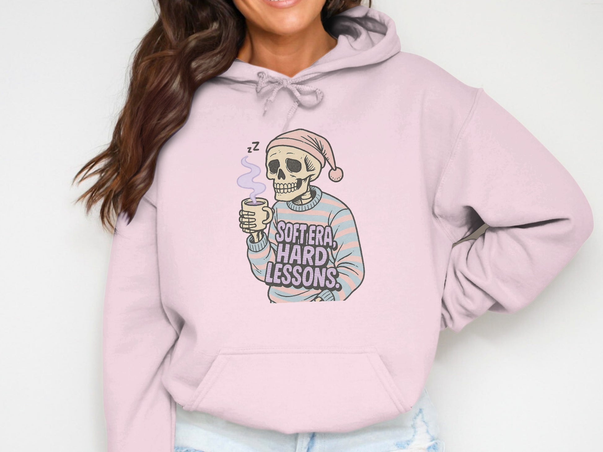 Softer Hardy Lessons Skeleton Hoodie product type