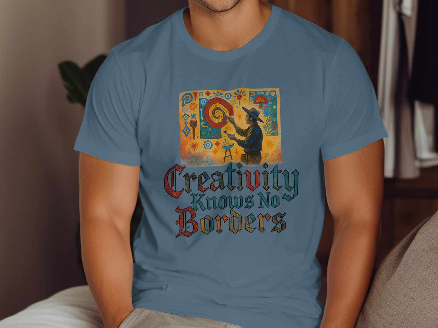 Creativity Knows No Borders Graphic T-shirt product type
