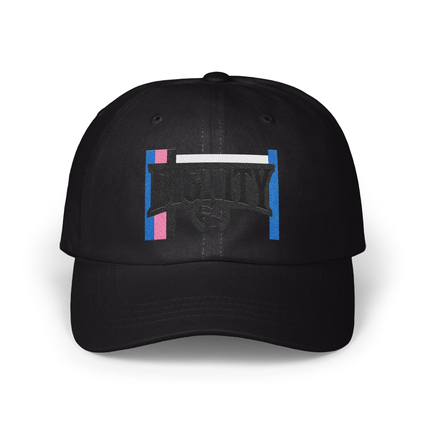 Stylish Black Cap with Unique Multicolor Design product type