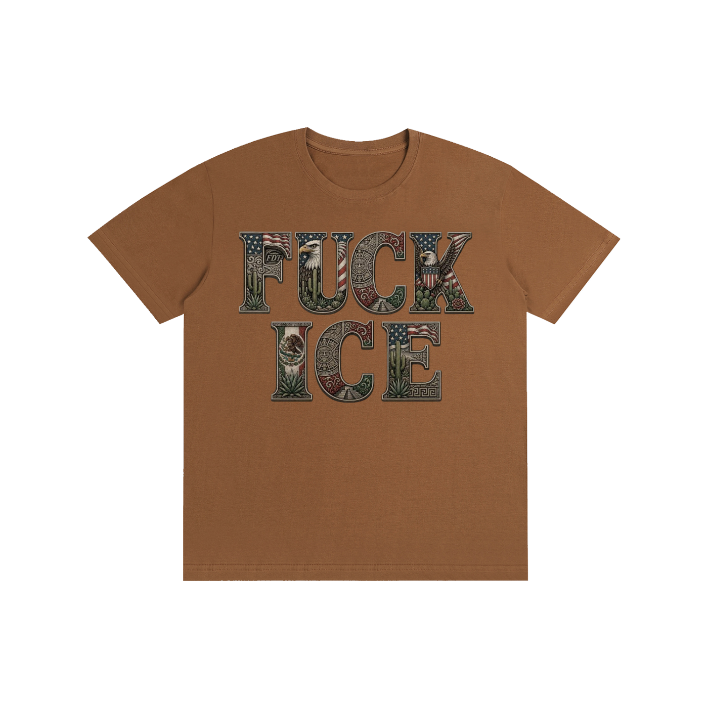 FUCK ICE with FDT Subtle The Perfect Tee; LOUDNESS Needed Now!! Pure Cotton Unisex T-Shirt