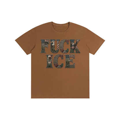 FUCK ICE with FDT Subtle The Perfect Tee; LOUDNESS Needed Now!! Pure Cotton Unisex T-Shirt