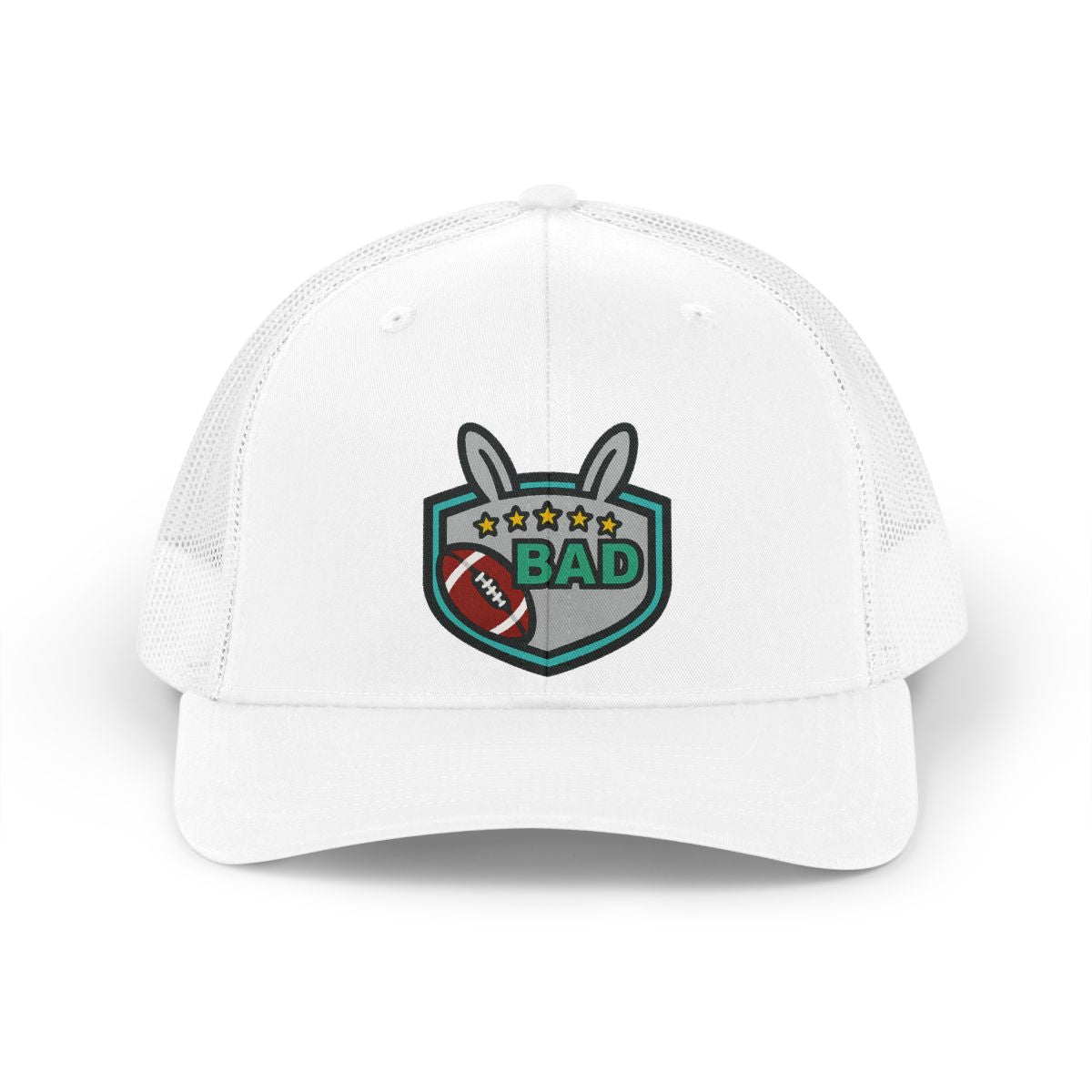Bad Football Bunny Patch Logo White Cap product